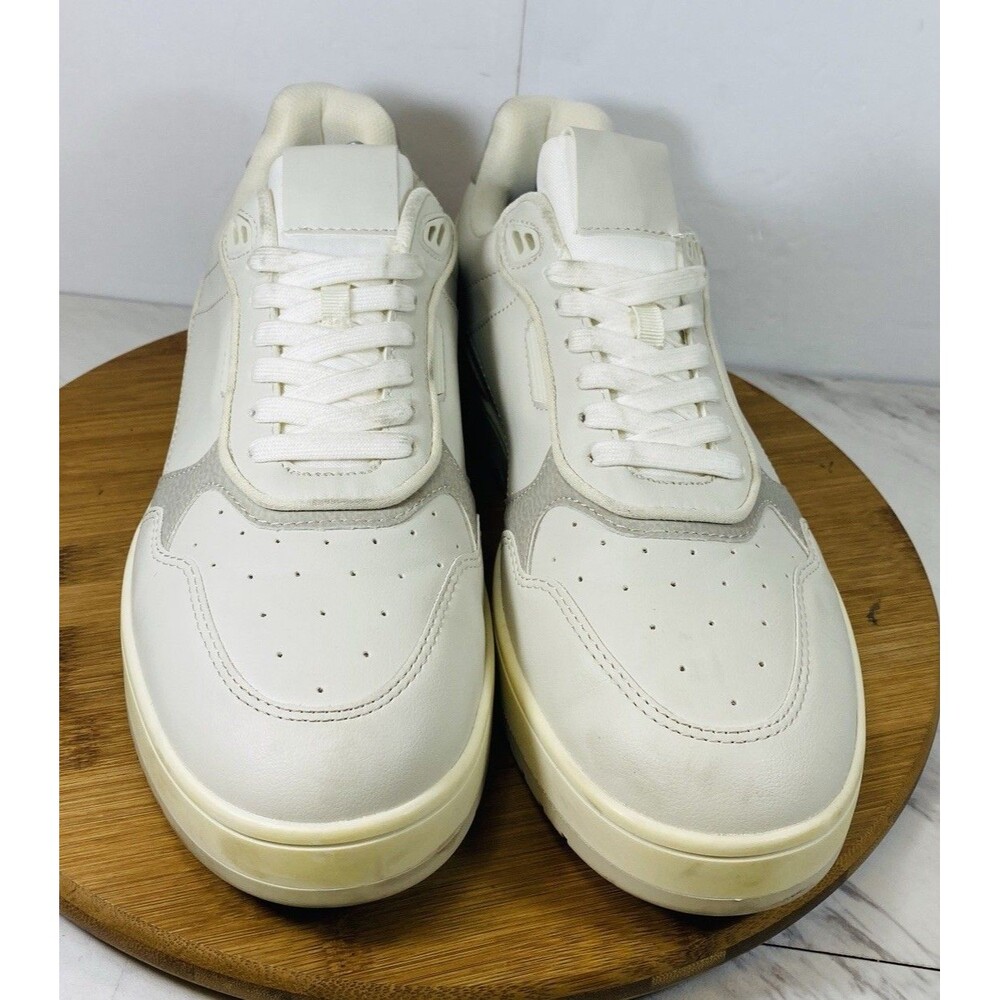 ZARA Men's Off - White Retro Trainers Sneakers Size 45 US 12 - Picture 3 of 6